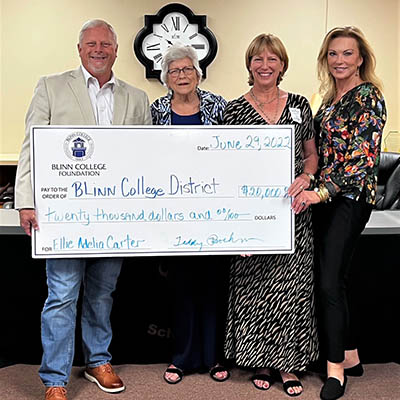 Lifelong teacher honored with endowed scholarship at Blinn College