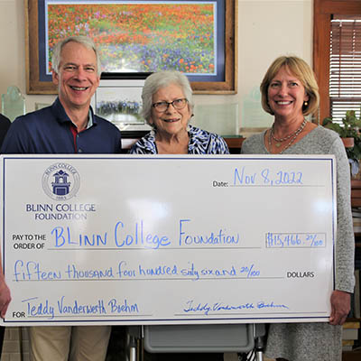 Former Blinn College District trustee Teddy Boehm honored with endowed scholarship