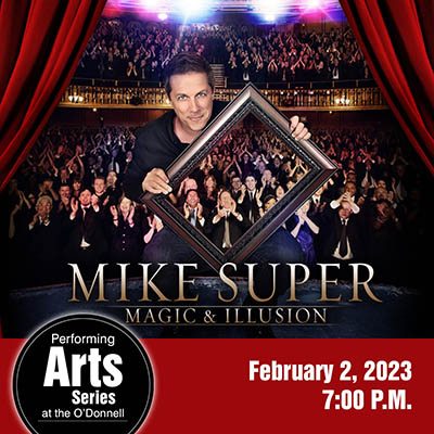 Mike Super brings magic and illusion to Blinn's O'Donnell Center