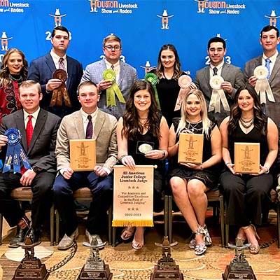 Blinn College livestock judging team places third at Houston Livestock Show
