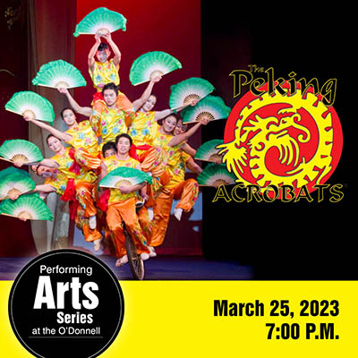 Blinn brings the talent and artistry of Chinese acrobatics to the O'Donnell Center on March 25