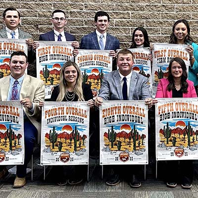 Blinn livestock judging team wins National Swine Registry Southwest Regional