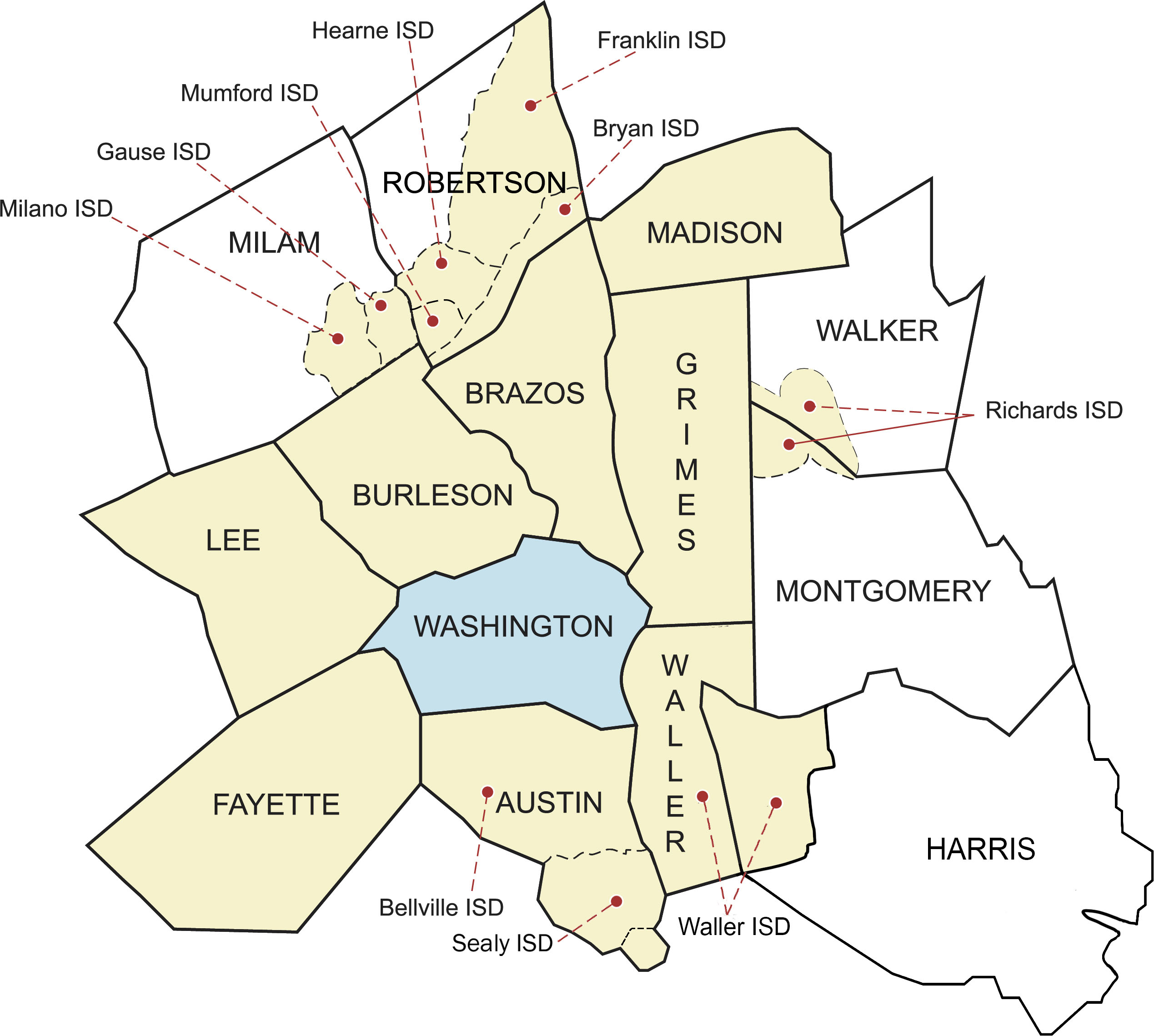 Service Area Map