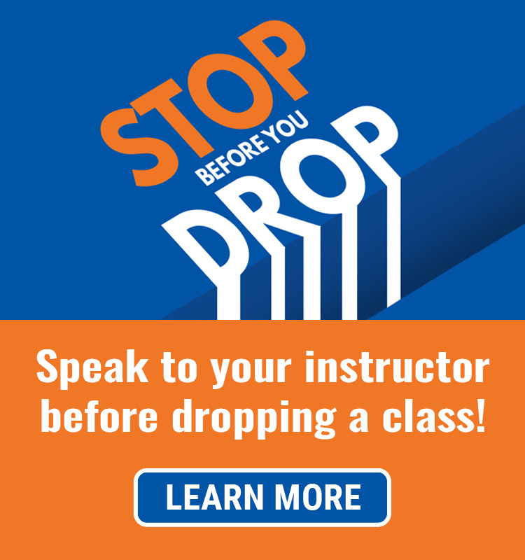 Stop before you drop