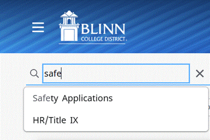 Search Box Screen