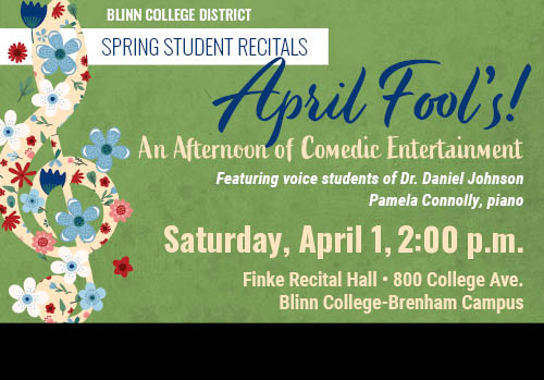 April Fools Student Voice Recital