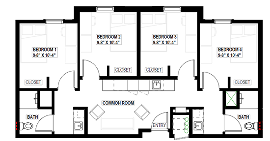 Mill Creek Residence Hall Floor Plans Blinn College