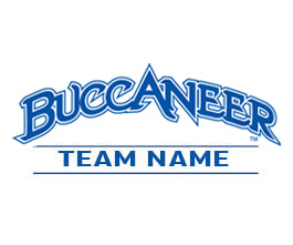 Curved Buccaneers with Team Name