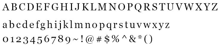 Georgia Typeface