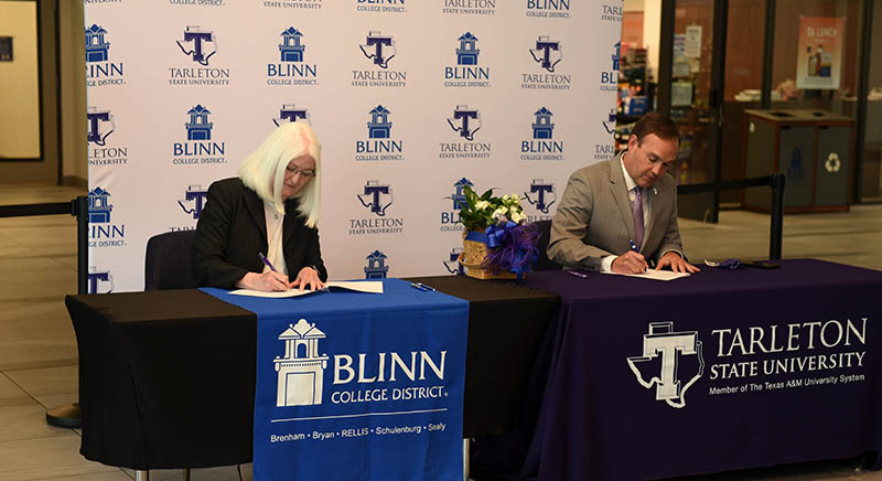 Blinn, Tarleton partnership offers scholarships for transfer students 