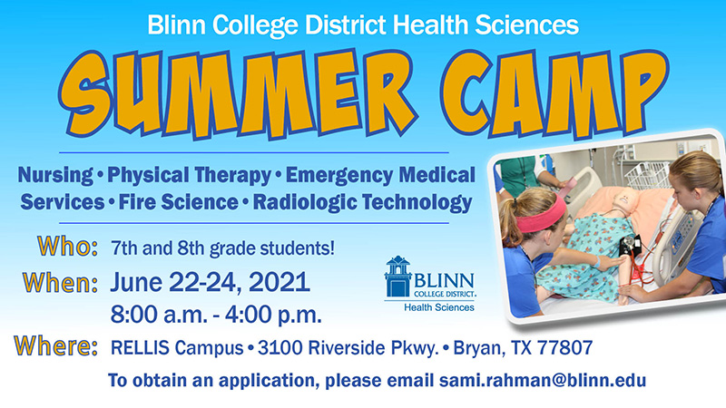 Camp introduces 7th and 8th graders to a variety of in-demand health science career options