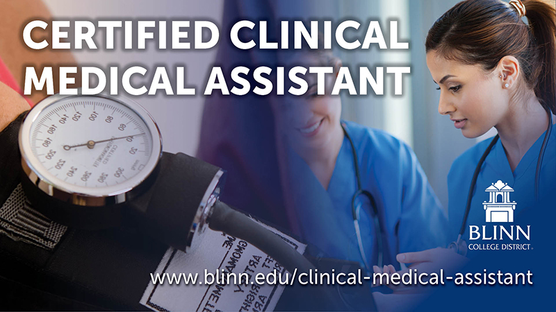 Certified clinical medical assistants earn $17.23 per hour and employment is climbing rapidly