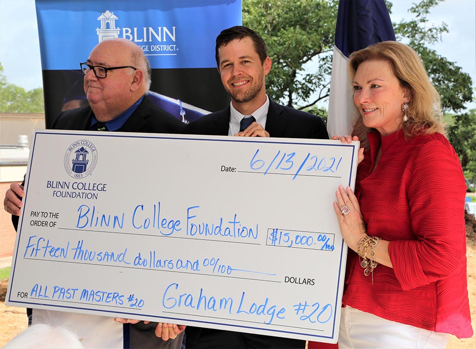 Scholarship honors Masons who have served as administrators, educators, or board members at Blinn