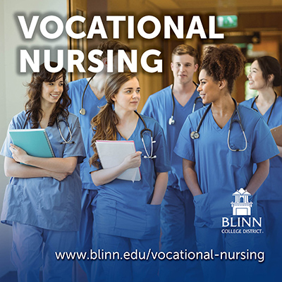 Blinn Vocational Nursing Program hosting online information sessions for future students