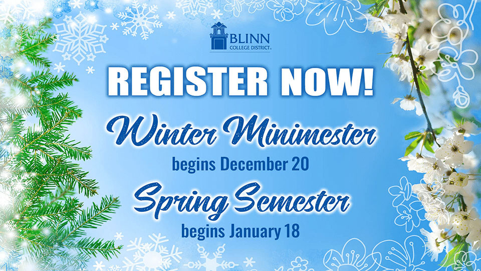 Blinn offers flexible course schedules and the state’s top academic transfer rate