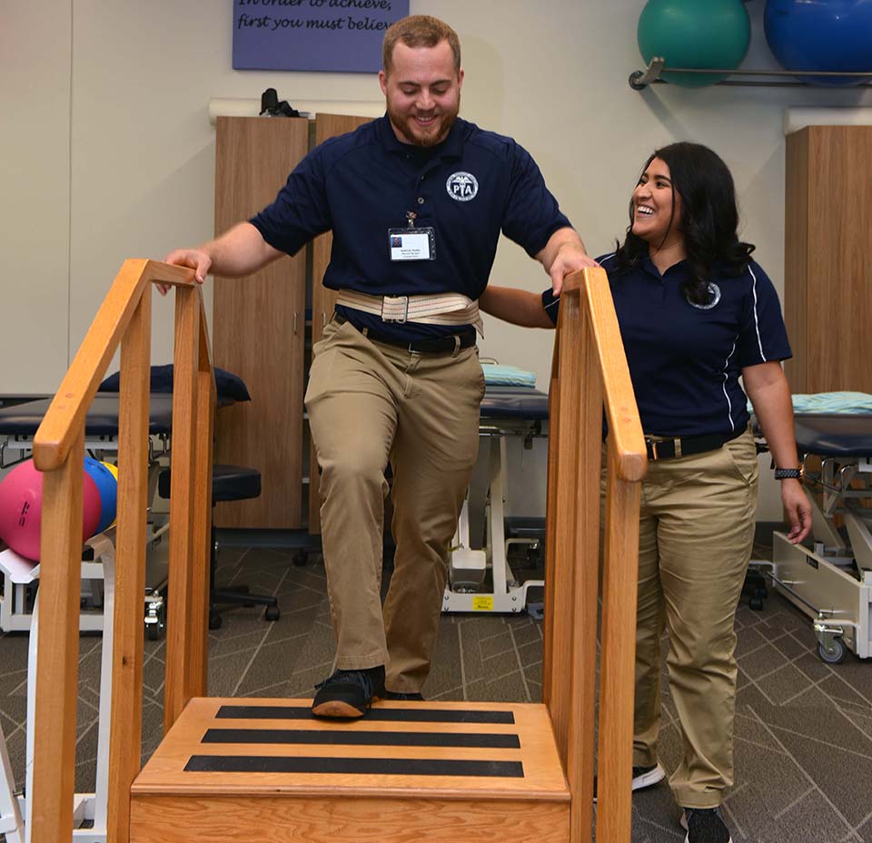 Based at the RELLIS Campus, Blinn’s 60-credit-hour PTA Program prepares students for employment in high-demand healthcare field
