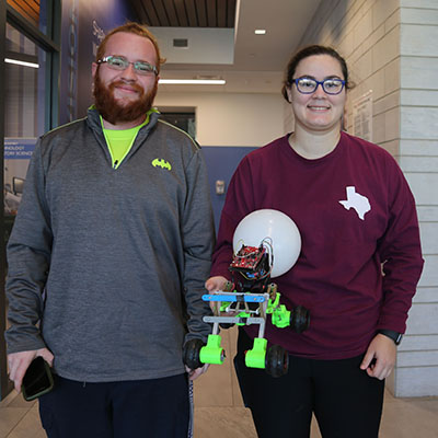 Blinn engineering students put creativity and collaboration to work during robot battle