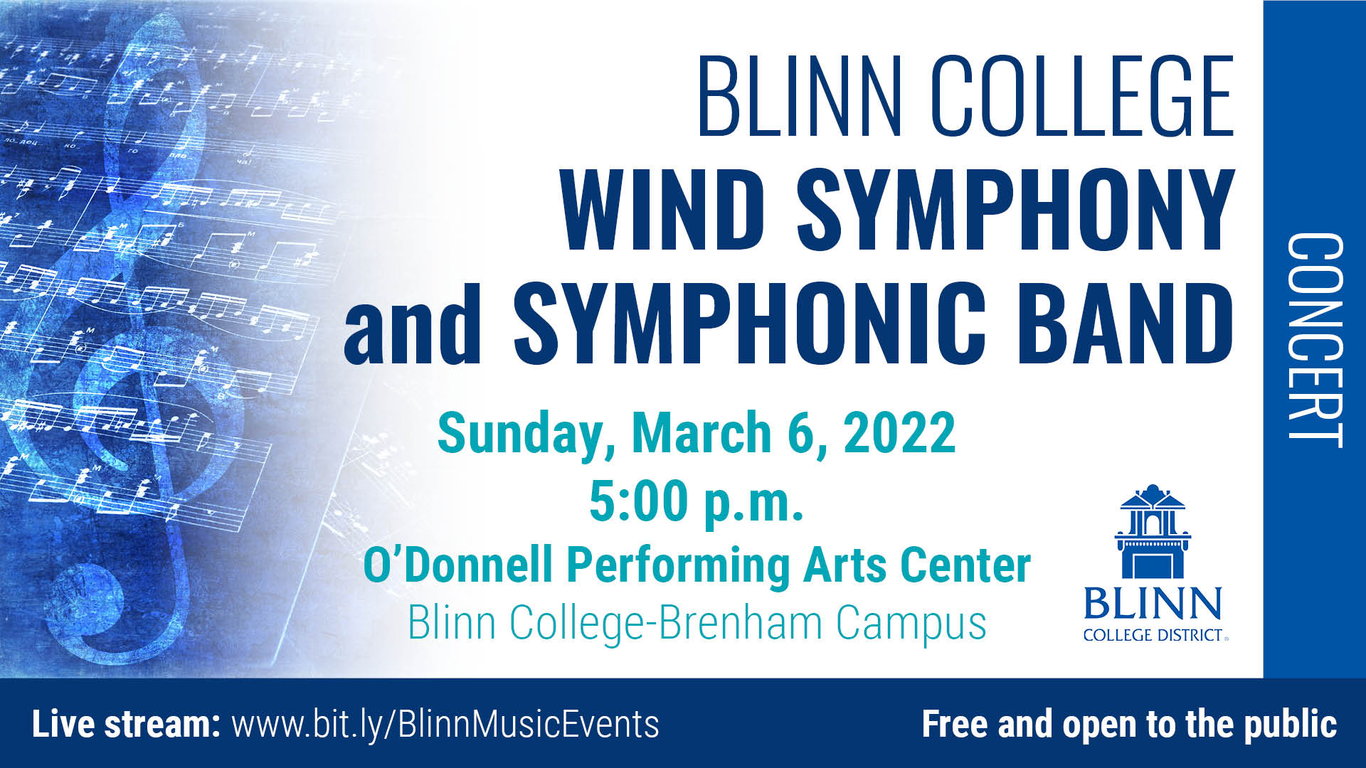Blinn College Wind Symphony and Symphonic Band