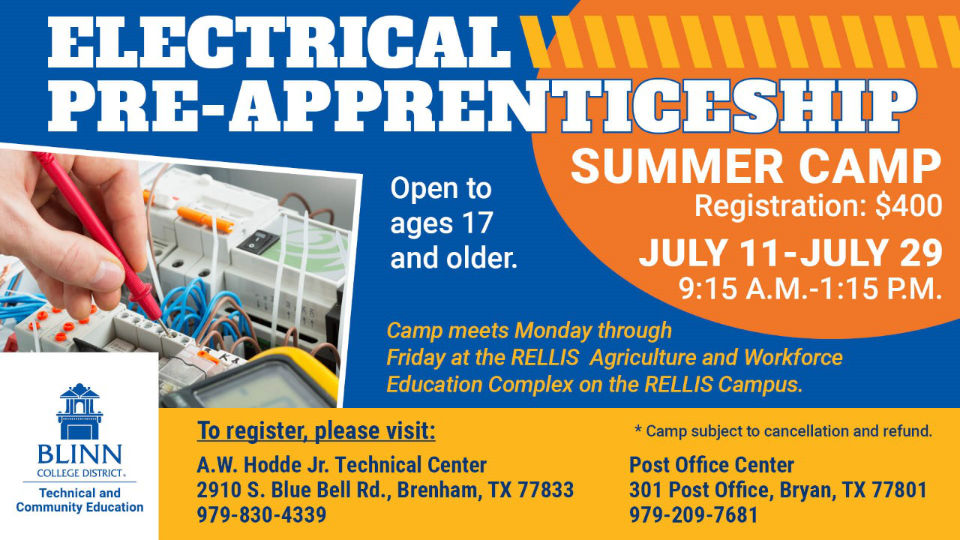 Electrical Pre-Apprenticeship Summer Camp