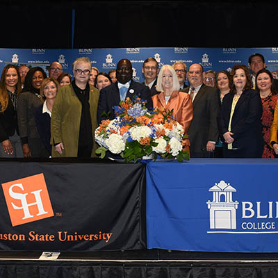 Blinn College, Sam Houston State University announce new transfer partnership