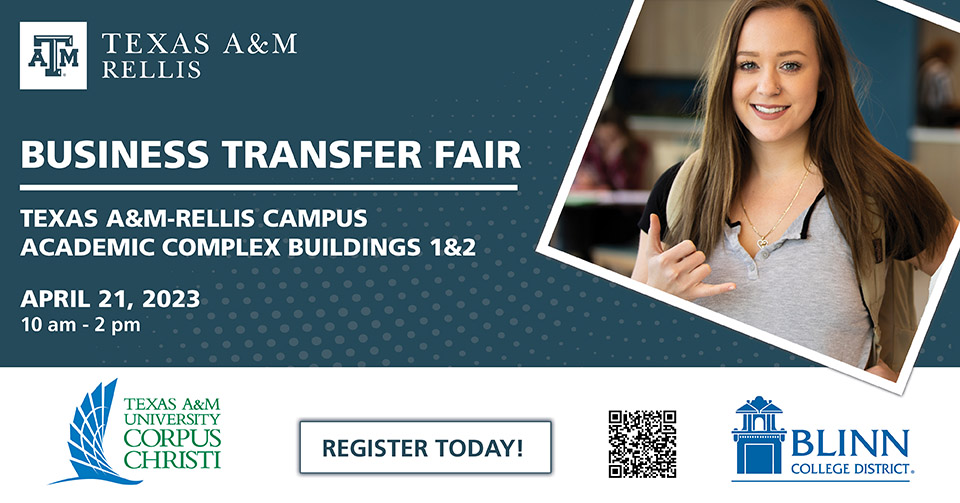 Texas A&M-Corpus Christi will waive the application fee for students who apply at the Transfer Fair