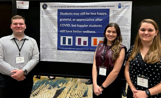 Students hope to present additional findings during the summer at the American Psychological Association's Annual Convention