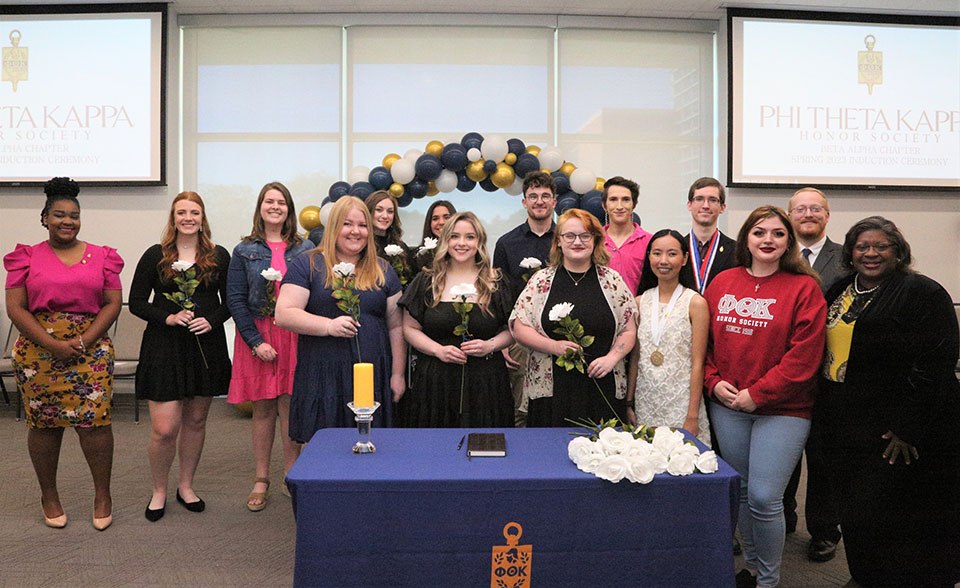 Ceremony for Phi Theta Kappa inductees was held Saturday