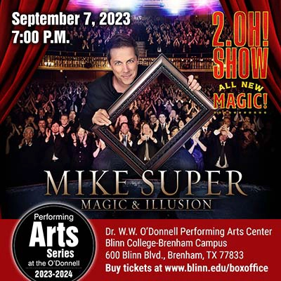 Blinn Performing Arts Series opens new season with a 'Super' magical showcase