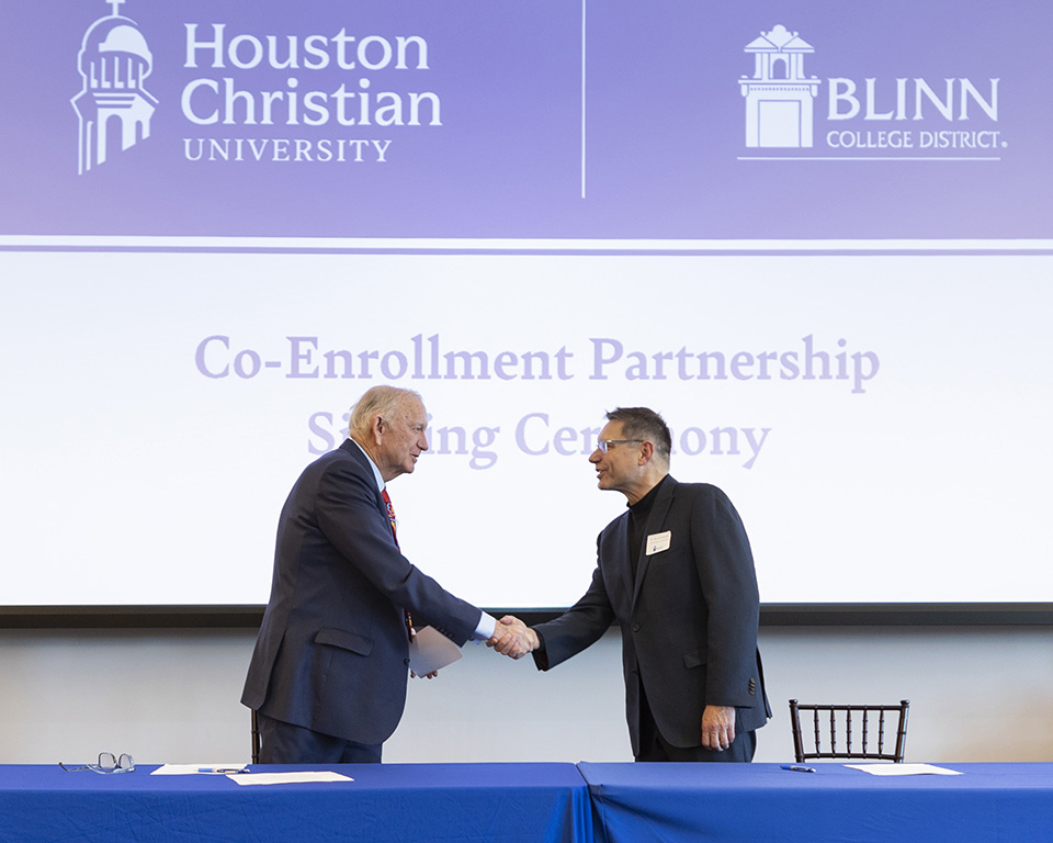 Agreement offers Blinn students clear pathways to cyber engineering, electrical engineering, and computer science degrees from HCU