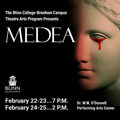 Blinn-Brenham Theatre Arts Program to stage Greek tragedy 'Medea'