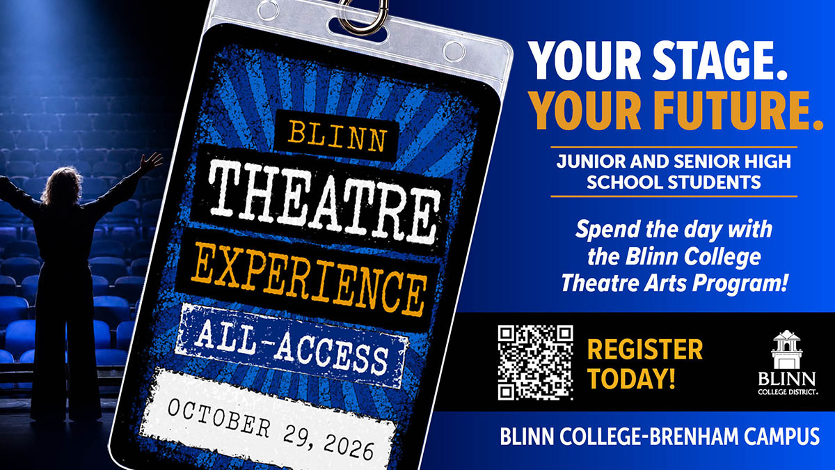 Blinn Theatre Experience Flyer
