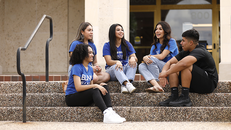 smiling students