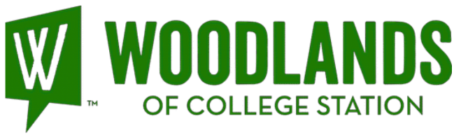 The Woodlands of College Station logo