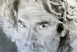 Drawing - Sam Elliot by Delilah Herrera